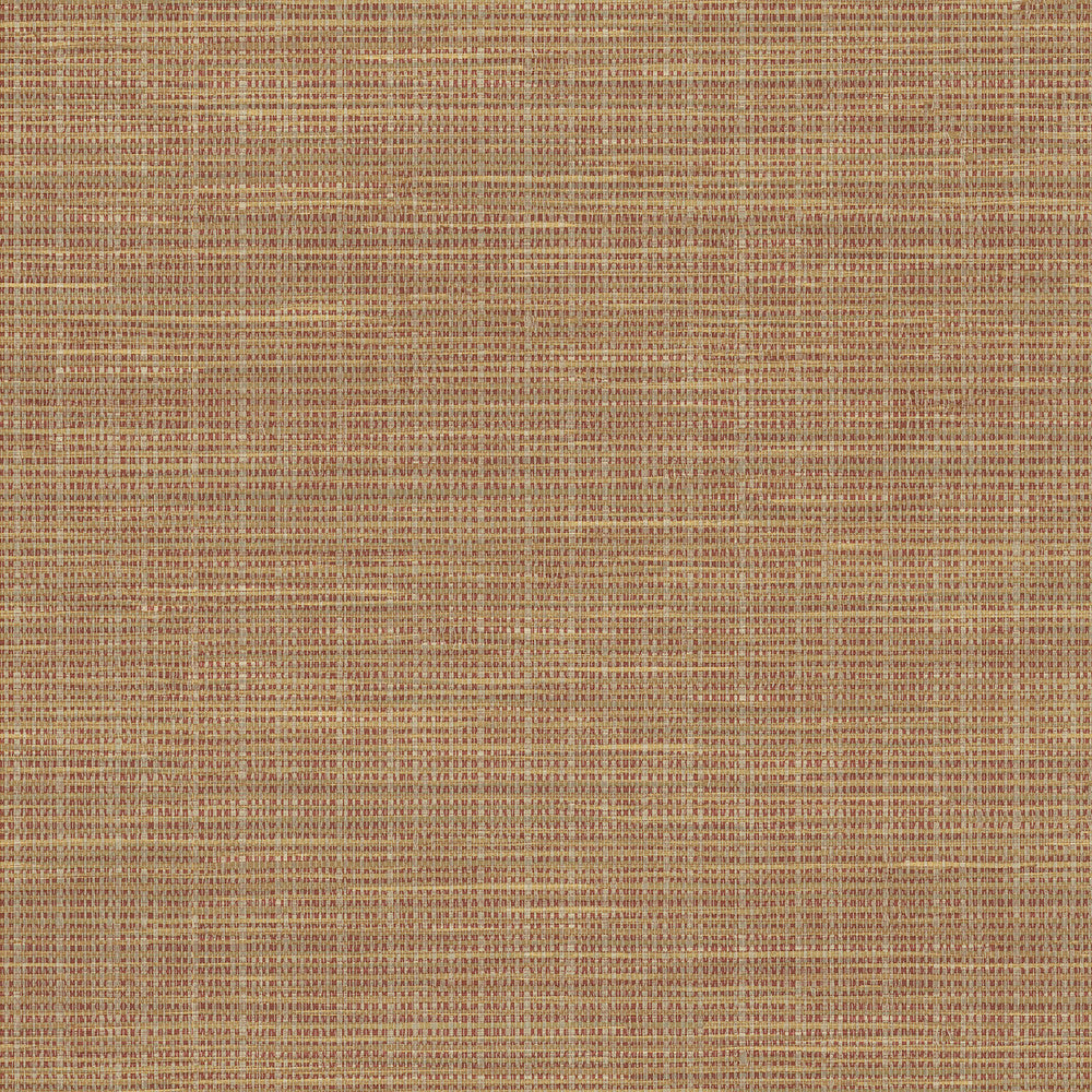 Hartman Red Faux Grasscloth Wallpaper by Brewster Techniques & Finishes III Covers about 56.4 square feet 20.5-in by 33-ft long roll Prepasted 20.5 - Fabric Carolina -