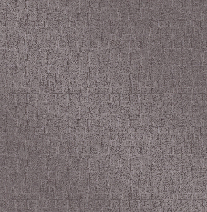 Basilic Purple Mosaic Wallpaper by Brewster Techniques & Finishes III Covers about 56.4 square feet 20.5-in by 33-ft long roll Unpasted 20.8 - Fabric Carolina -