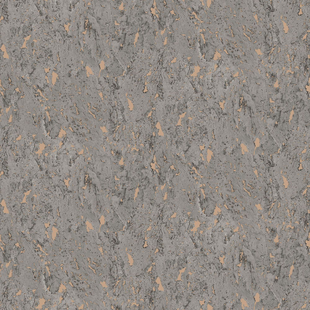 Adrift Grey Large Faux Cork Wallpaper by Brewster Techniques & Finishes III Covers about 56.4 square feet 20.5-in by 33-ft long roll Unpasted 10.4 - Fabric Carolina -