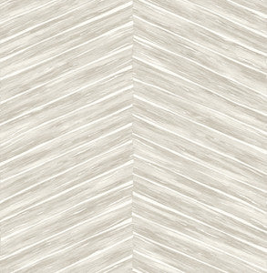 Pina Light Grey Chevron Weave Wallpaper by Brewster