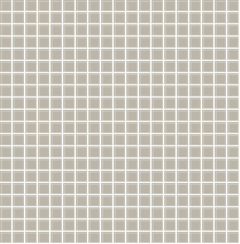 Tessellate Grey Glass Tile Wallpaper by Brewster Techniques & Finishes III Covers about 56.4 square feet 20.5-in by 33-ft long roll Unpasted 0.87 - Fabric Carolina -