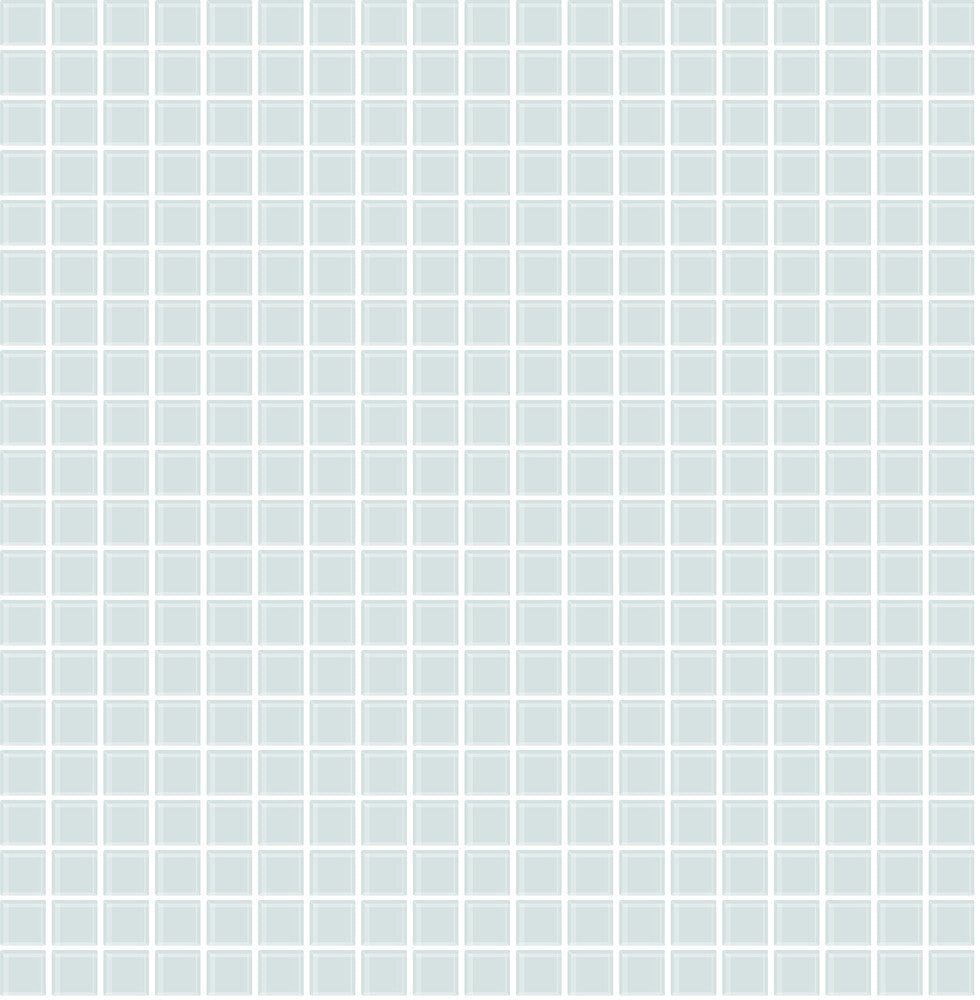 Tessellate Teal Glass Tile Wallpaper by Brewster Techniques & Finishes III Covers about 56.4 square feet 20.5-in by 33-ft long roll Unpasted 0.87 - Fabric Carolina -