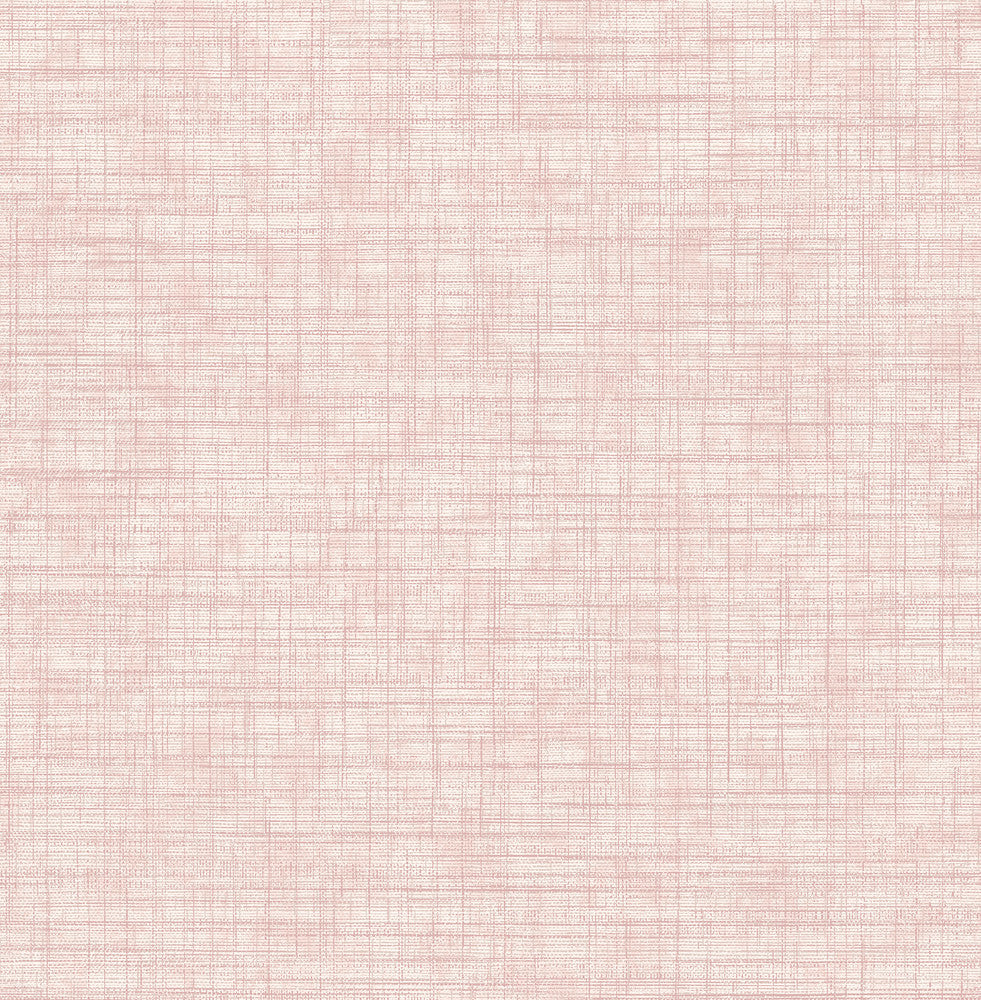 Tuckernuck Rose Linen Wallpaper by Brewster Techniques & Finishes III Covers about 56.4 square feet 20.5-in by 33-ft long roll Unpasted 0 - Fabric Carolina -