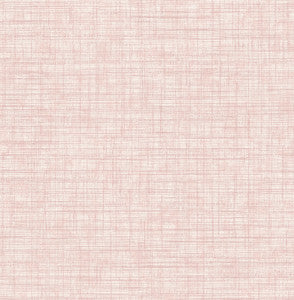 Tuckernuck Rose Linen Wallpaper by Brewster
