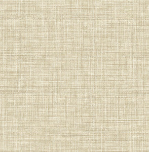 Tuckernuck Wheat Linen Wallpaper by Brewster