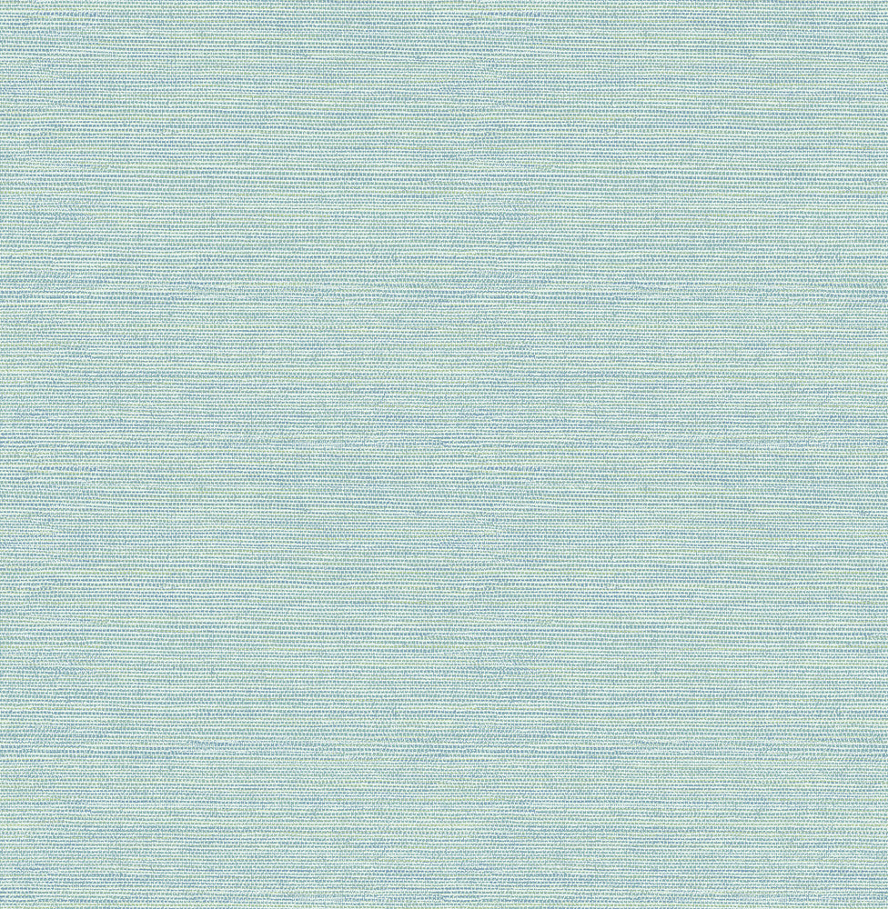 Bluestem Aqua Grasscloth Wallpaper by Brewster Techniques & Finishes III Covers about 56.4 square feet 20.5-in by 33-ft long roll Unpasted 20.9 - Fabric Carolina -