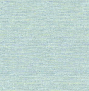 Bluestem Aqua Grasscloth Wallpaper by Brewster