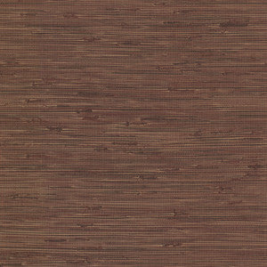 Fiber Maroon Weave Texture Wallpaper by Brewster