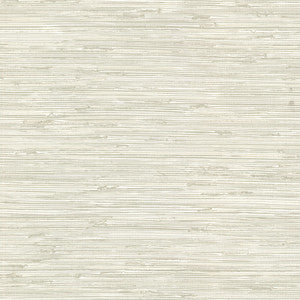 Fiber Off White Weave Texture Wallpaper by Brewster