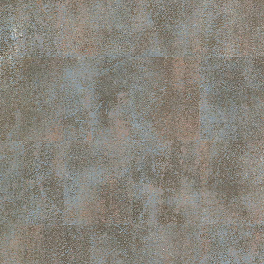Azoic Blue Brushstroke Squares Wallpaper by Brewster Techniques & Finishes III Covers about 56.4 square feet 20.5-in by 33-ft long roll Unpasted 12.6 - Fabric Carolina -