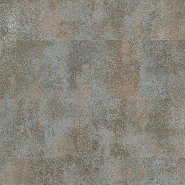 Azoic Blue Brushstroke Squares Wallpaper by Brewster Techniques & Finishes III Covers about 56.4 square feet 20.5-in by 33-ft long roll Unpasted 12.6 - Fabric Carolina -