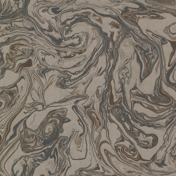 Olympia Brown Marble Wallpaper by Brewster Techniques & Finishes III Covers about 56.4 square feet 20.5-in by 33-ft long roll Unpasted 10.4 - Fabric Carolina -