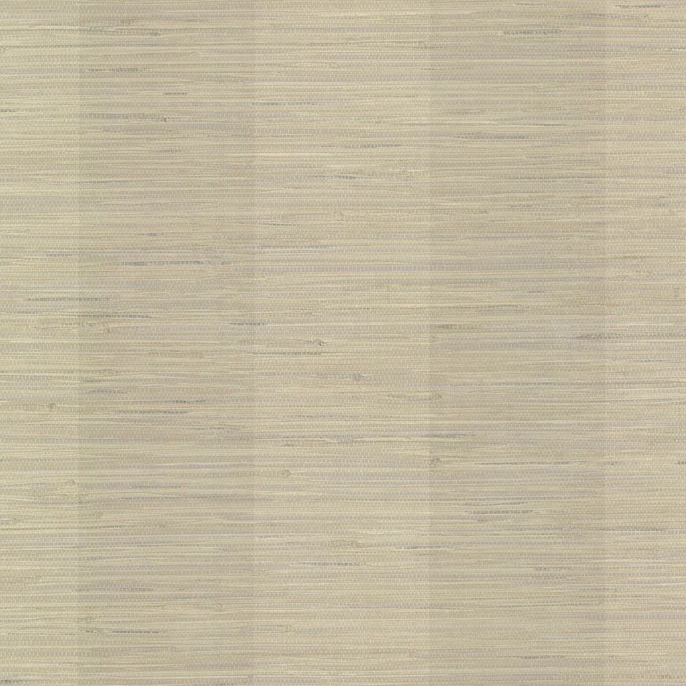 Pasadena Grey Grasscloth Stripe Wallpaper by Brewster Techniques & Finishes III Covers about 56.4 square feet 20.5-in by 33-ft long roll Prepasted 20.5 - Fabric Carolina -