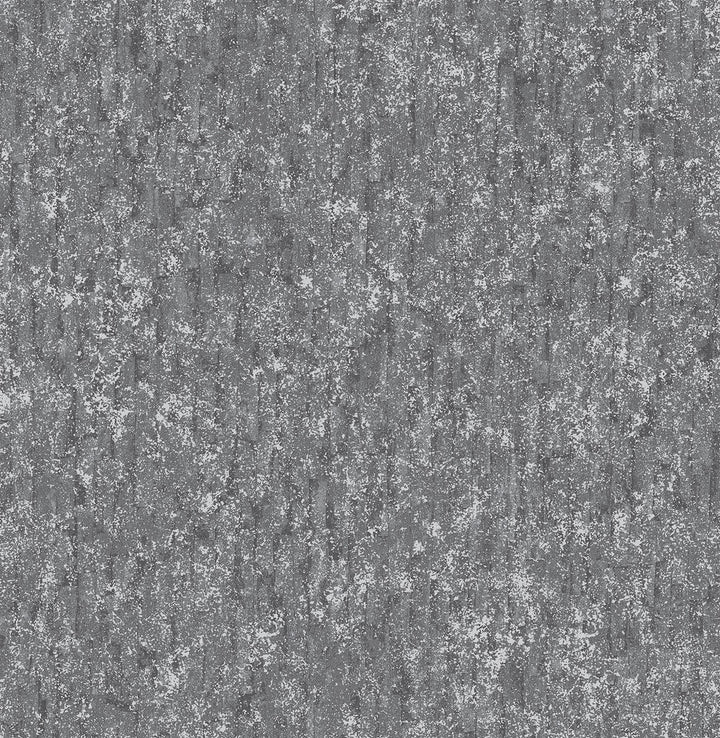 Cole Dark Grey Winter Plain Wallpaper by Brewster Techniques & Finishes III Covers about 56.4 square feet 20.5-in by 33-ft long roll Unpasted 10.4 - Fabric Carolina -