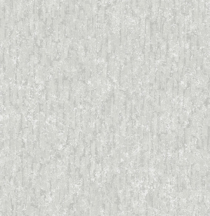 Cole Light Grey Winter Plain Wallpaper by Brewster Techniques & Finishes III Covers about 56.4 square feet 20.5-in by 33-ft long roll Unpasted 10.4 - Fabric Carolina -