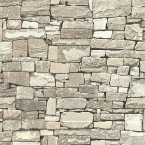 Tallulah Taupe Stone Wallpaper by Advantage