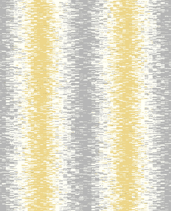 Quake Yellow Abstract Stripe Wallpaper by A-Street Prints Habitat Covers about 56.4 square feet 20.5-in by 33-ft long roll Unpasted 25.2 - Fabric Carolina -