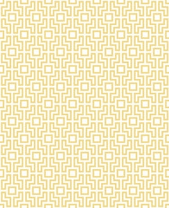 Boxwood Yellow Geometric Wallpaper by A-Street Prints