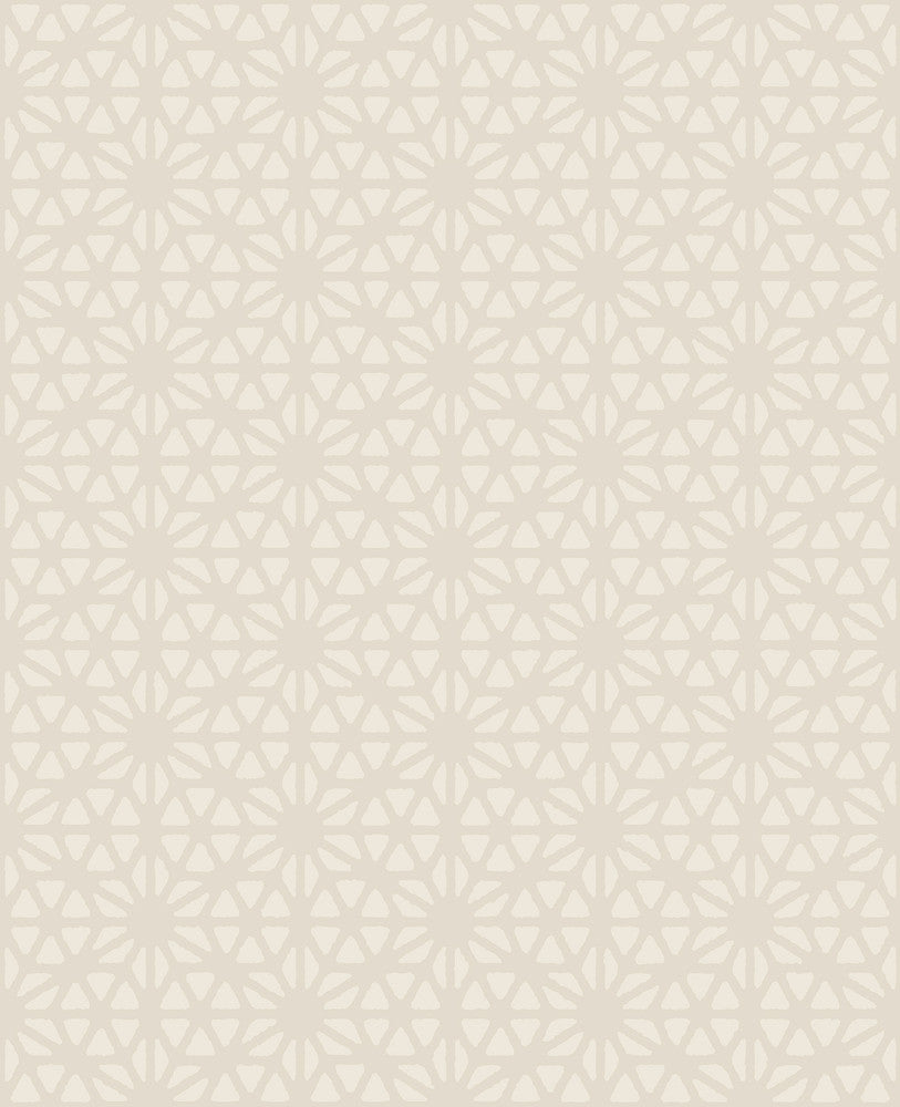 Prism Neutral Neutral Geometric Wallpaper by A-Street Prints Habitat Covers about 56.4 square feet 20.5-in by 33-ft long roll Unpasted 4.2 - Fabric Carolina -