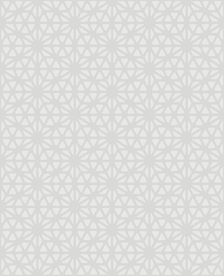 Prism White Geometric Wallpaper by A-Street Prints Habitat Covers about 56.4 square feet 20.5-in by 33-ft long roll Unpasted 4.2 - Fabric Carolina -