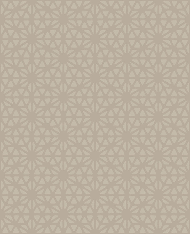 Prism Taupe Geometric Wallpaper by A-Street Prints Habitat Covers about 56.4 square feet 20.5-in by 33-ft long roll Unpasted 4.2 - Fabric Carolina -