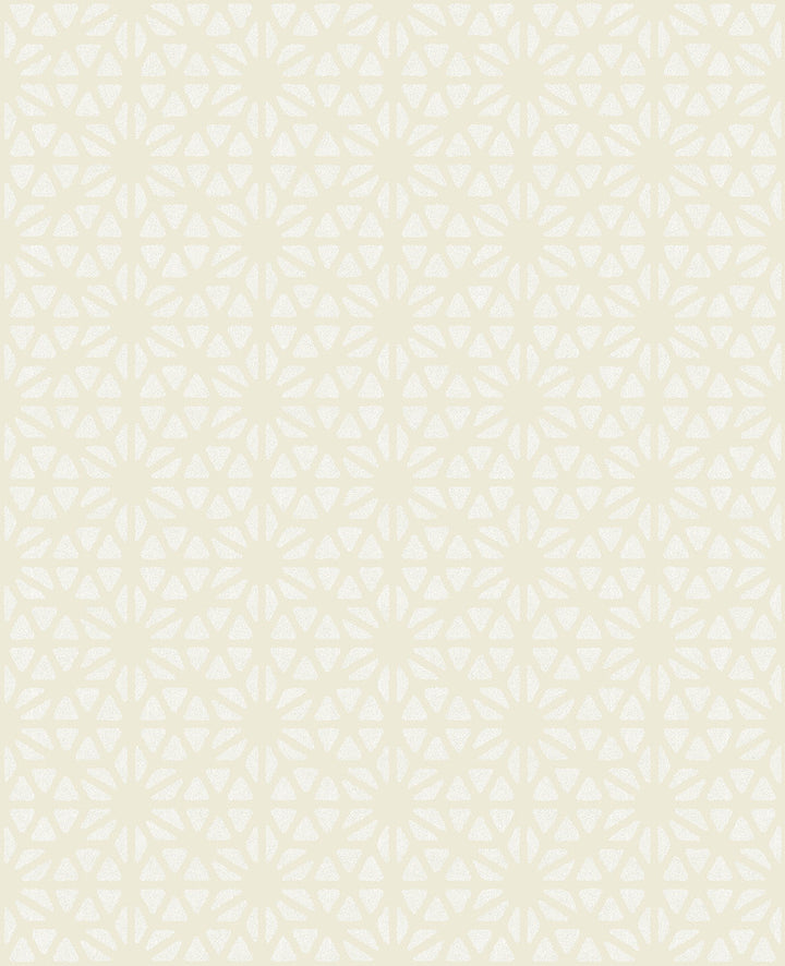 Prism Bone Geometric Wallpaper by A-Street Prints Habitat Covers about 56.4 square feet 20.5-in by 33-ft long roll Unpasted 4.2 - Fabric Carolina -