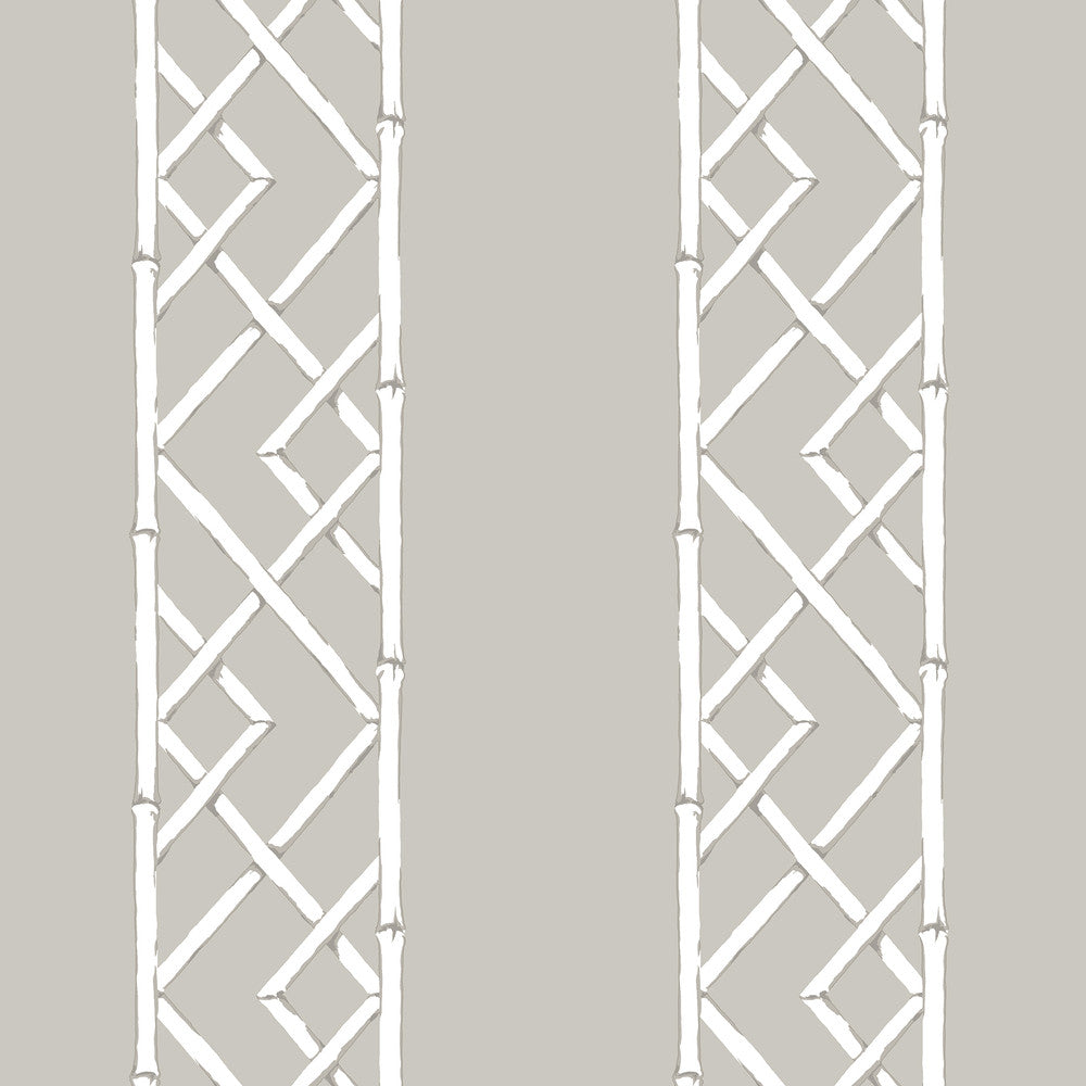 Platinum Latticework Wallpaper by A-Street Prints Signature by Sarah Richardson Covers about 56.4 square feet 20.5-in by 33-ft long roll Unpasted 10.4 - Fabric Carolina -