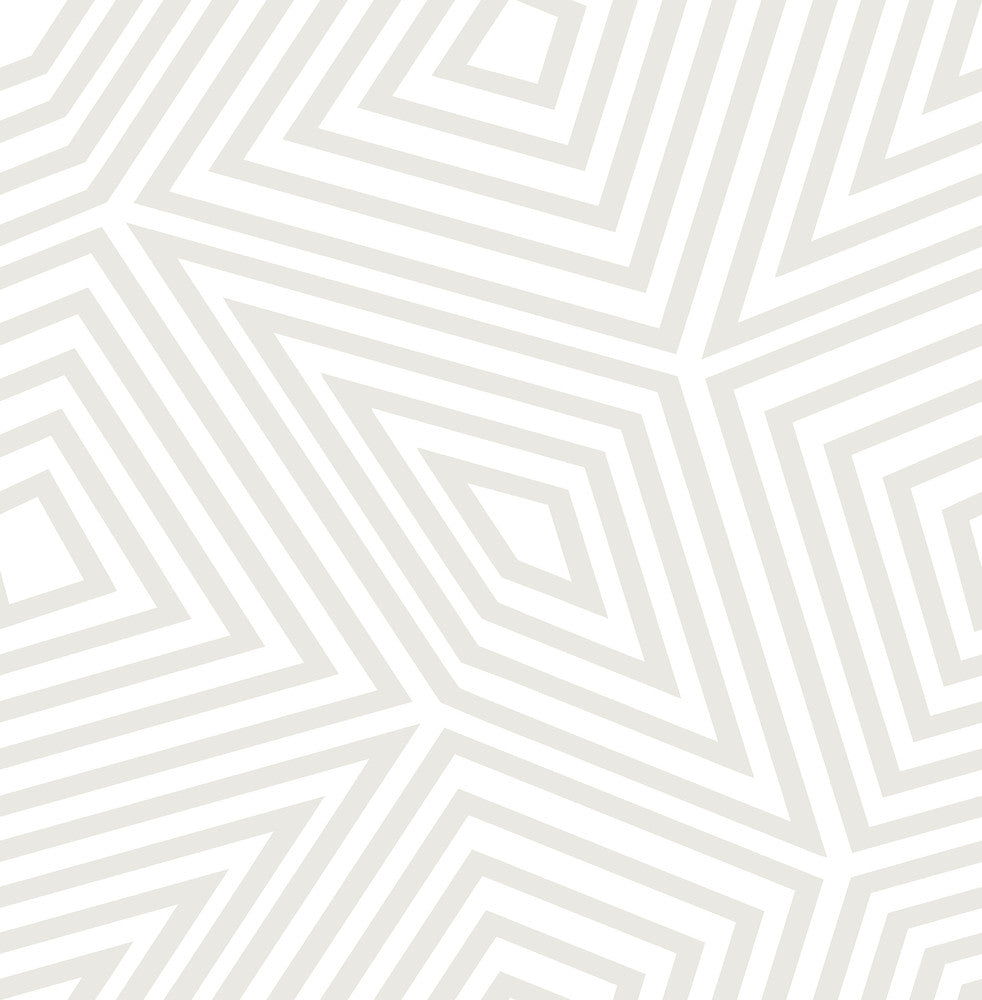 Platinum Kaleidoscope Wallpaper by A-Street Prints Signature by Sarah Richardson Covers about 56.4 square feet 20.5-in by 33-ft long roll Unpasted 20.9 - Fabric Carolina -