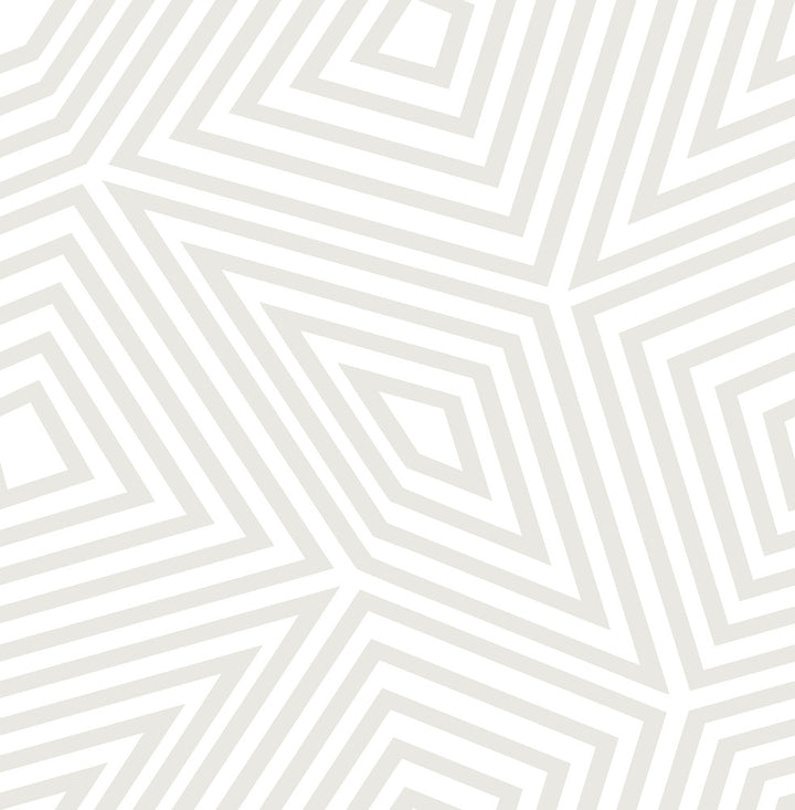 Platinum Kaleidoscope Wallpaper by A-Street Prints Signature by Sarah Richardson Covers about 56.4 square feet 20.5-in by 33-ft long roll Unpasted 20.9 - Fabric Carolina -