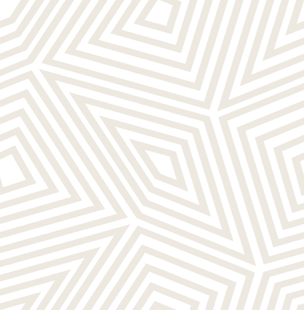 Sterling Kaleidoscope Wallpaper by A-Street Prints Signature by Sarah Richardson Covers about 56.4 square feet 20.5-in by 33-ft long roll Unpasted 20.9 - Fabric Carolina -