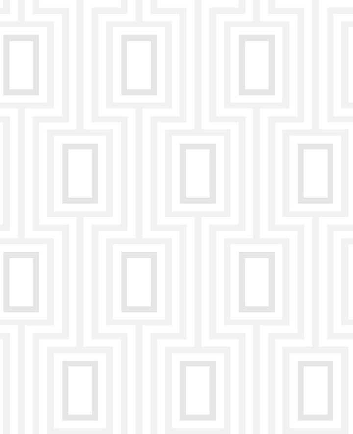 Sterling Metro Mod Wallpaper by A-Street Prints Signature by Sarah Richardson Covers about 56.4 square feet 20.5-in by 33-ft long roll Unpasted 12.6 - Fabric Carolina -