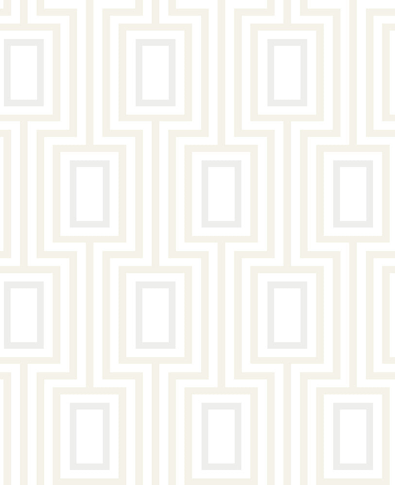 Platinum Metro Mod Wallpaper by A-Street Prints Signature by Sarah Richardson Covers about 56.4 square feet 20.5-in by 33-ft long roll Unpasted 12.6 - Fabric Carolina -