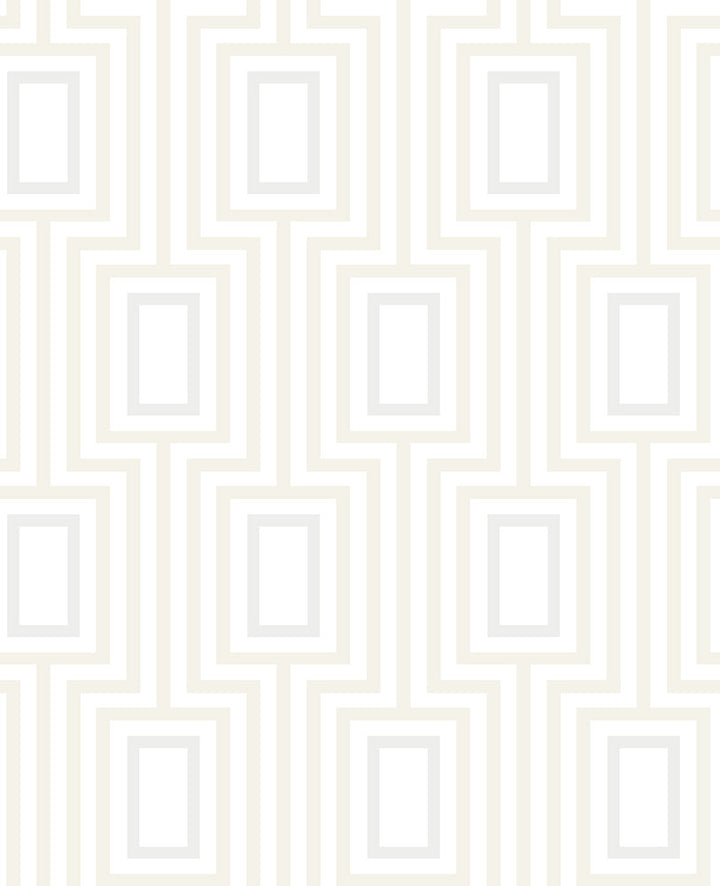 Platinum Metro Mod Wallpaper by A-Street Prints Signature by Sarah Richardson Covers about 56.4 square feet 20.5-in by 33-ft long roll Unpasted 12.6 - Fabric Carolina -