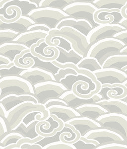 Platinum Platinum Decowave Wallpaper by A-Street Prints