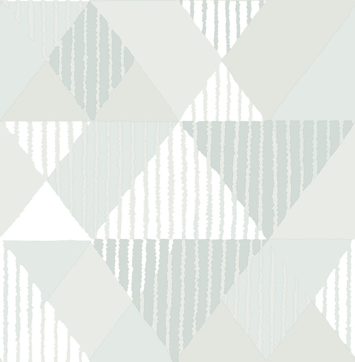 Cloud Mod Peaks Wallpaper by A-Street Prints Signature by Sarah Richardson Covers about 56.4 square feet 20.5-in by 33-ft long roll Unpasted 20.9 - Fabric Carolina -