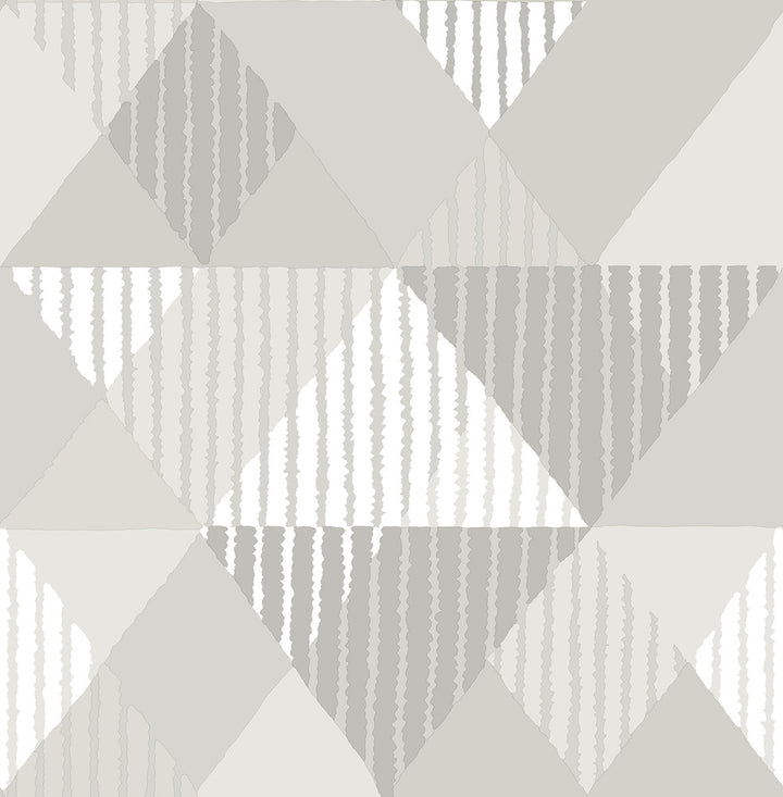 Platinum Platinum Peaks Wallpaper by A-Street Prints Signature by Sarah Richardson Covers about 56.4 square feet 20.5-in by 33-ft long roll Unpasted 20.9 - Fabric Carolina -