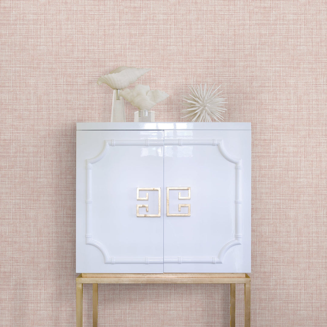Poise Pink Linen Wallpaper by A-Street Prints Designer