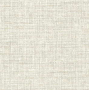 Poise Beige Linen Wallpaper by A-Street Prints