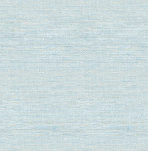 Lilt Blue Faux Grasscloth Wallpaper by A-Street Prints