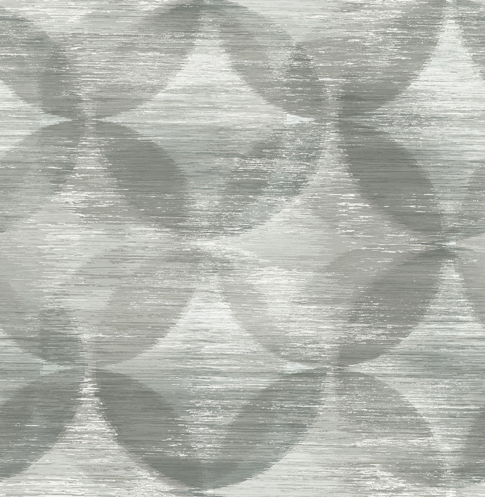Alchemy Grey Geometric Wallpaper by A-Street Prints Celadon Covers about 56.4 square feet 20.5-in by 33-ft long roll Unpasted 20.9 - Fabric Carolina -