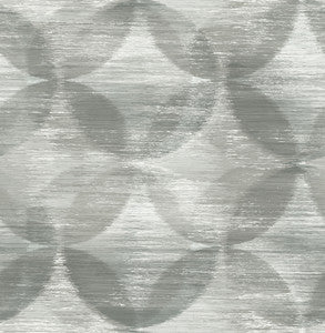 Alchemy Grey Geometric Wallpaper by A-Street Prints