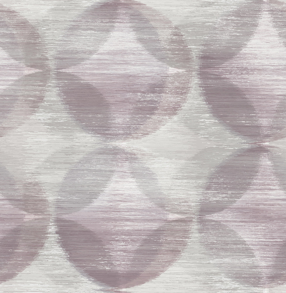 Alchemy Purple Geometric Wallpaper by A-Street Prints Celadon Covers about 56.4 square feet 20.5-in by 33-ft long roll Unpasted 20.9 - Fabric Carolina -