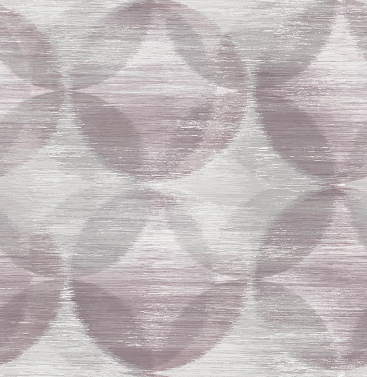 Alchemy Purple Geometric Wallpaper by A-Street Prints Celadon Covers about 56.4 square feet 20.5-in by 33-ft long roll Unpasted 20.9 - Fabric Carolina -
