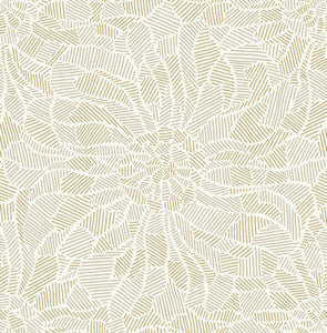 Daydream Honey Abstract Floral Wallpaper by A-Street Prints