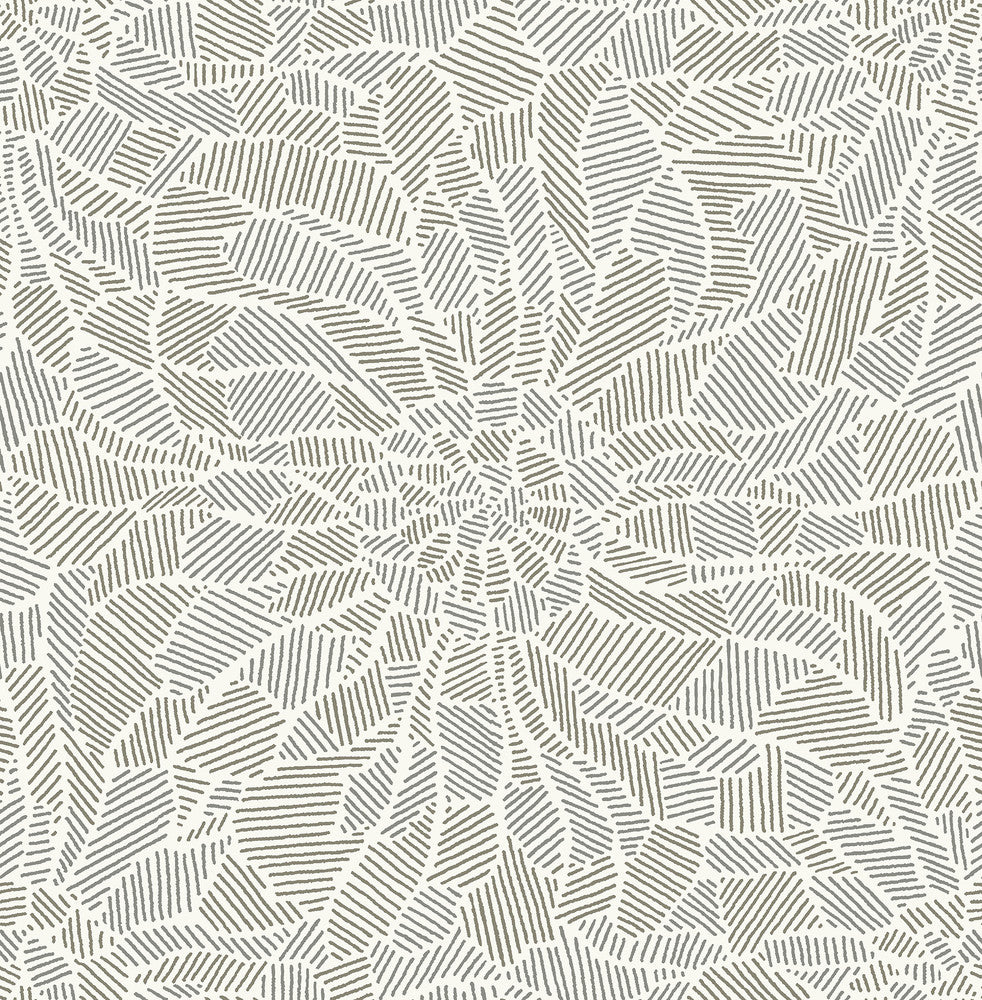 Daydream Moss Abstract Floral Wallpaper by A-Street Prints Celadon Covers about 56.4 square feet 20.5-in by 33-ft long roll Unpasted 20.9 - Fabric Carolina -