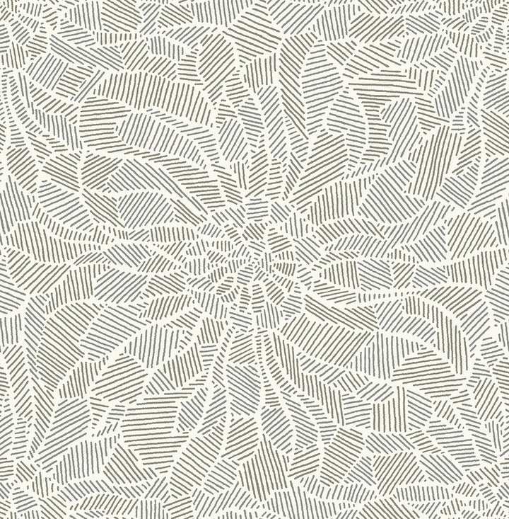 Daydream Moss Abstract Floral Wallpaper by A-Street Prints Celadon Covers about 56.4 square feet 20.5-in by 33-ft long roll Unpasted 20.9 - Fabric Carolina -