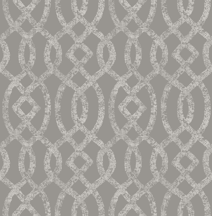 Ethereal Grey Trellis Wallpaper by A-Street Prints Celadon Covers about 56.4 square feet 20.5-in by 33-ft long roll Unpasted 20.9 - Fabric Carolina -