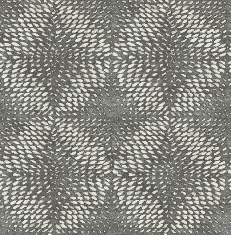 Ethos Pewter Abstract Wallpaper by A-Street Prints Celadon Covers about 56.4 square feet 20.5-in by 33-ft long roll Unpasted 20.9 - Fabric Carolina -
