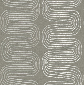 Zephyr Brown Abstract Stripe Wallpaper by A-Street Prints