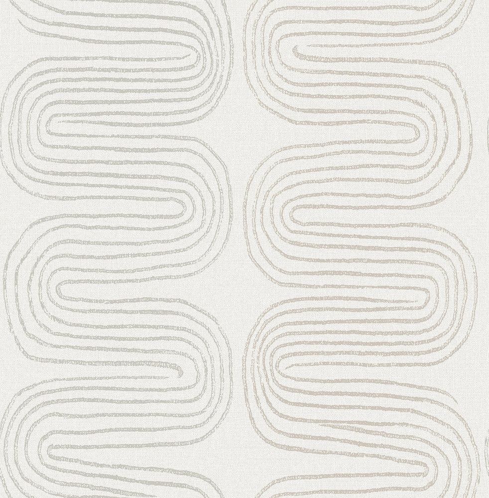 Zephyr Grey Abstract Stripe Wallpaper by A-Street Prints Celadon Covers about 56.4 square feet 20.5-in by 33-ft long roll Unpasted 20.9 - Fabric Carolina -